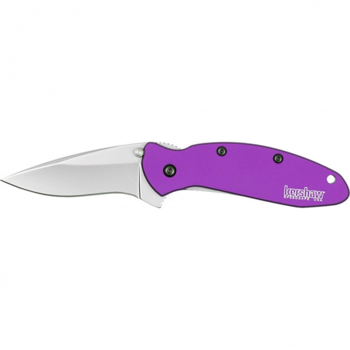 Складной полуавтоматический нож KERSHAW SCALLION, сталь 420HC, рукоять фиолетовый алюминий